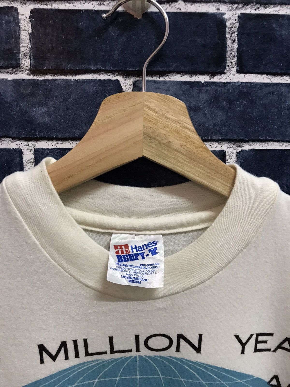 Arts & Science × Vintage Vintage 90’s Art Continental Drift Hypothesis Tshirt Size US M / EU 48-50 / 2 - 11 Thumbnail