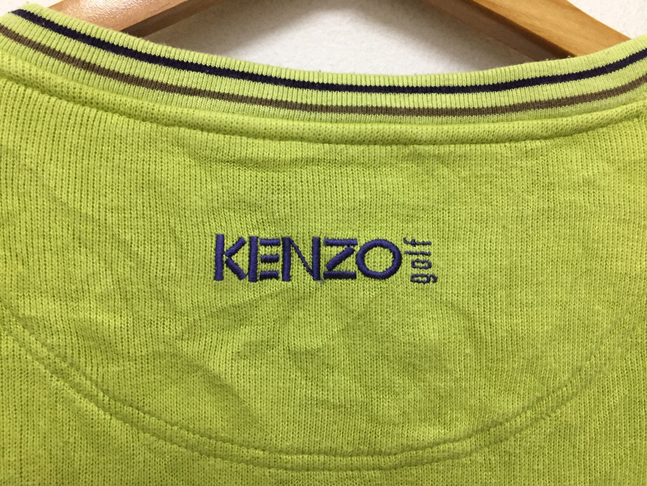 Kenzo Vintage Kenzo Golf spellout Embroidered ring sweatshirt Size US M / EU 48-50 / 2 - 9 Thumbnail