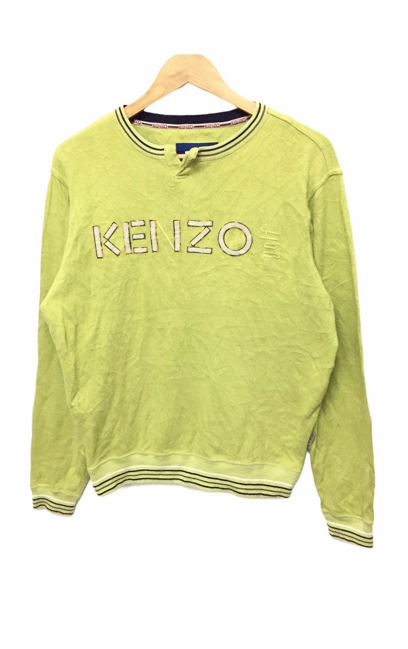 Kenzo Vintage Kenzo Golf spellout Embroidered ring sweatshirt Size US M / EU 48-50 / 2 - 2 Thumbnail
