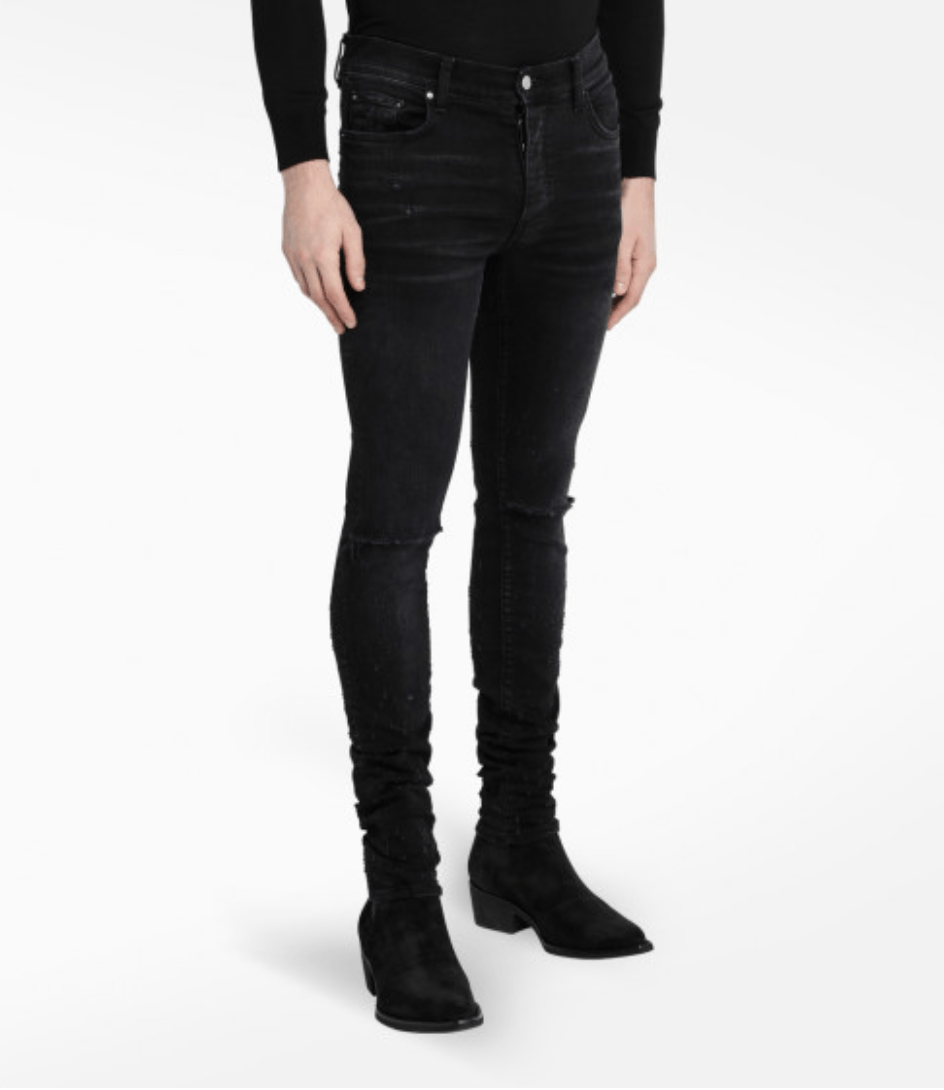 Amiri AMIRI Shotgun Classic Deep jeans Antique black W0M01524SD Size US 30 / EU 46 - 2 Thumbnail