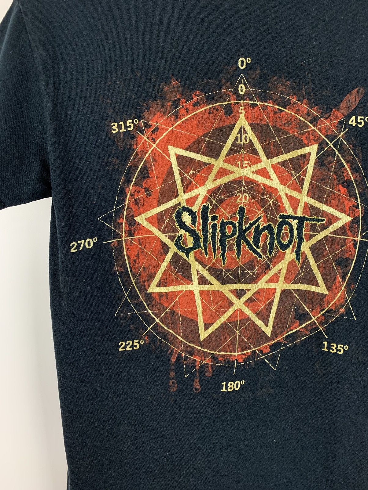 Band Tees 2010 Vintage Slipknot Seven Double Sided Big Logo T-Shirt Size US S / EU 44-46 / 1 - 6 Thumbnail