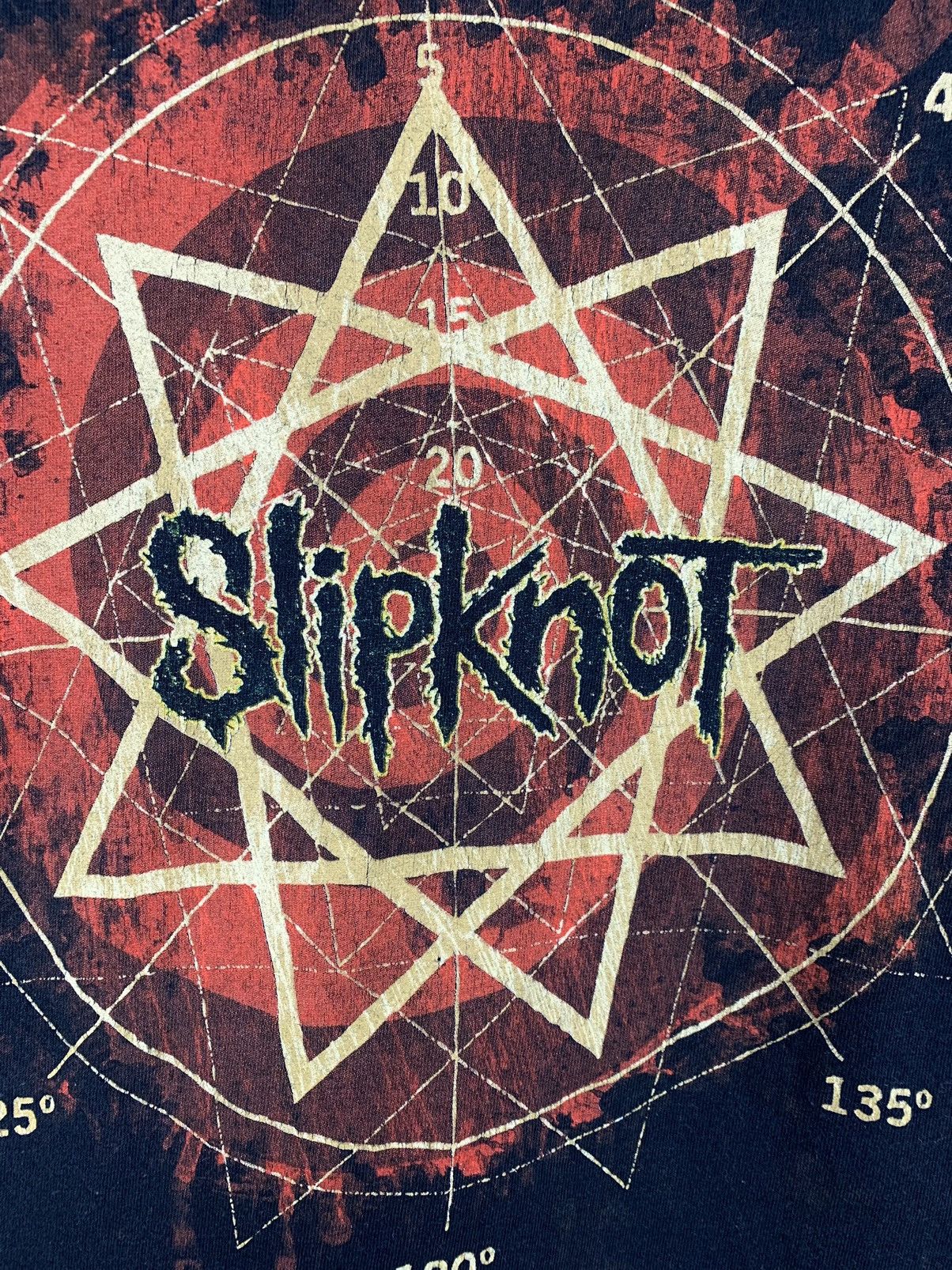 Band Tees 2010 Vintage Slipknot Seven Double Sided Big Logo T-Shirt Size US S / EU 44-46 / 1 - 9 Thumbnail