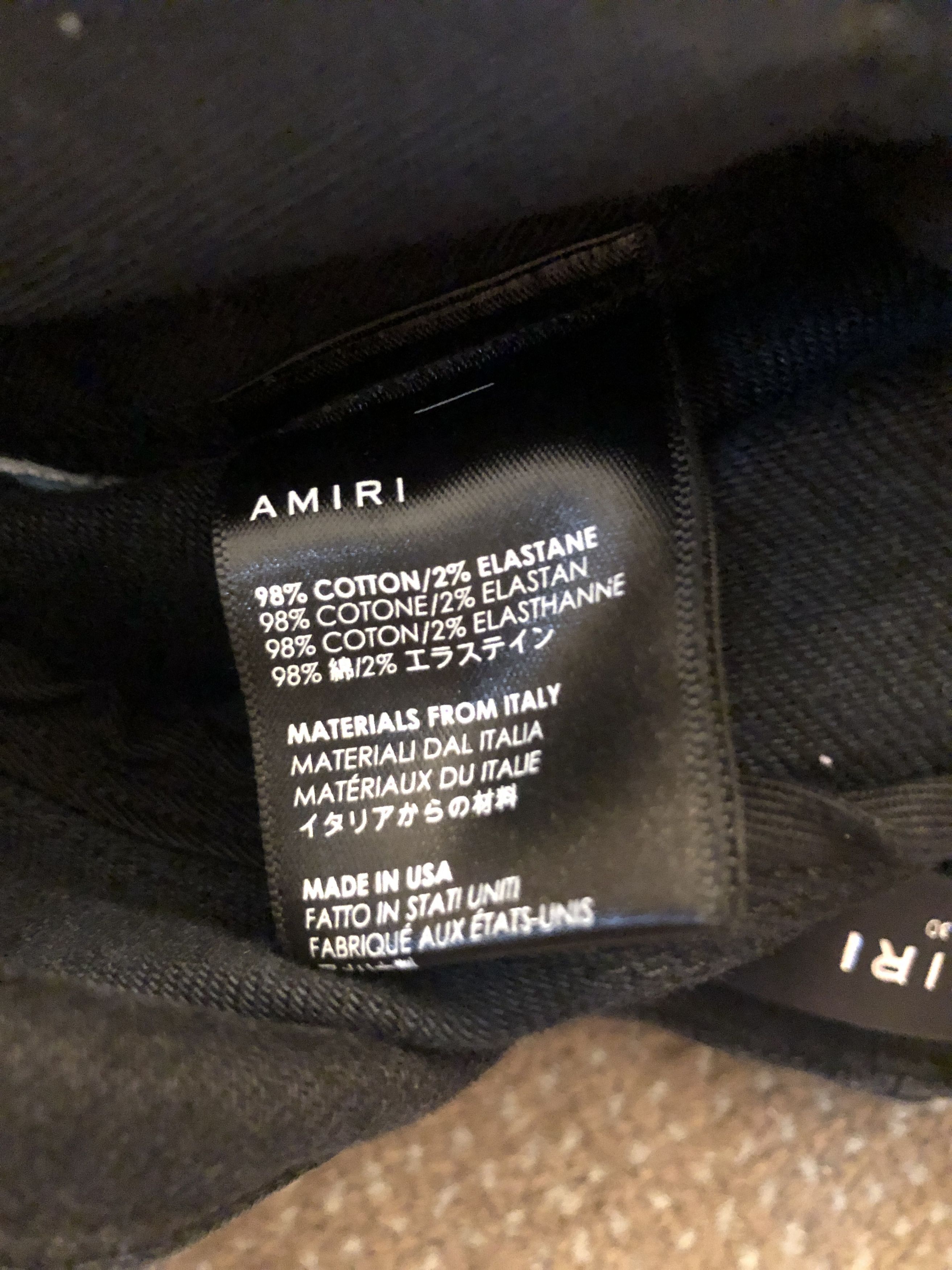 Amiri New AMIRI Half Track Skinny-Fit Tie Dye Jeans Aged Black Size US 30 / EU 46 - 6 Thumbnail