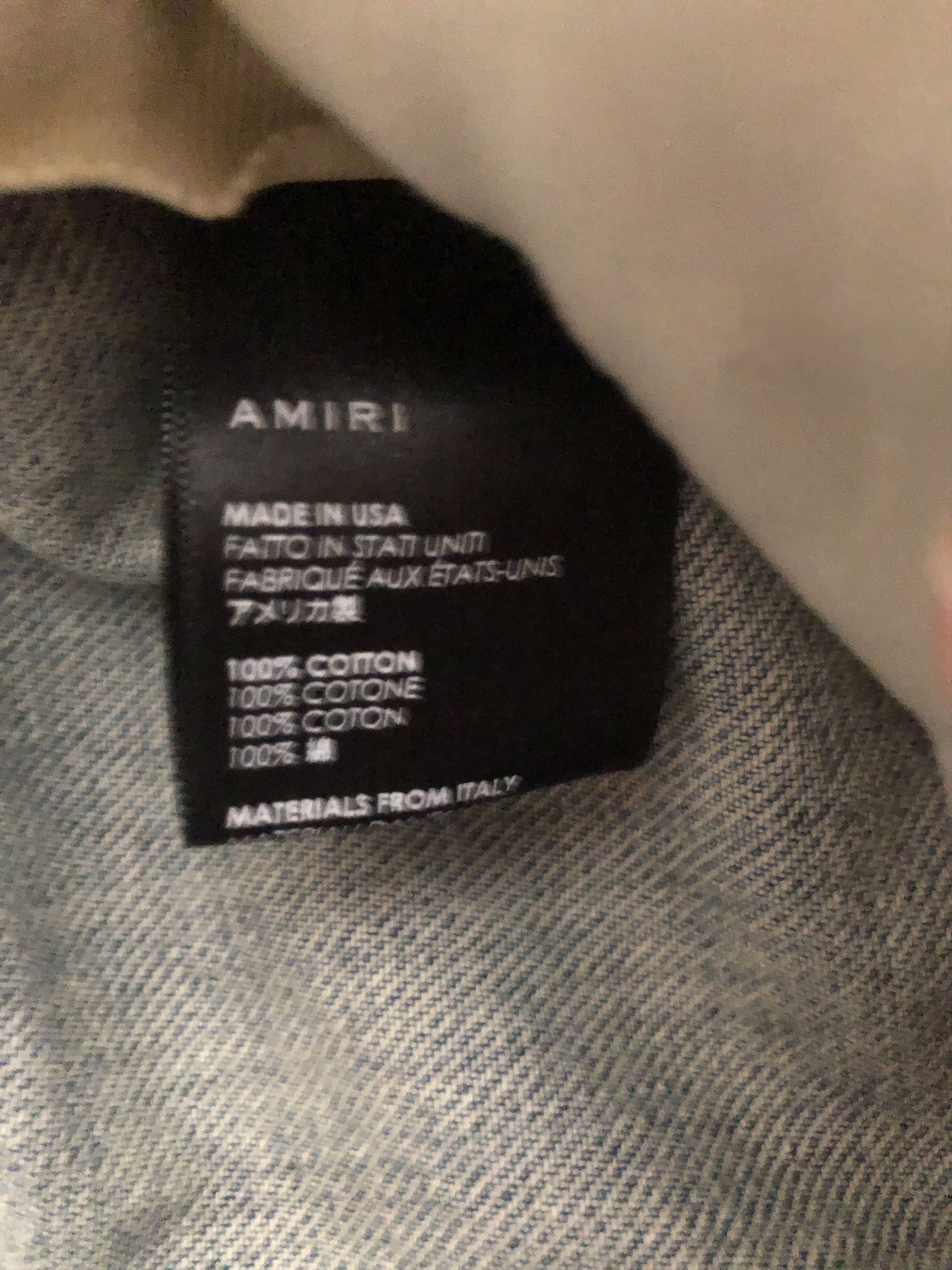 Amiri $1290 Amiri BRUISE RELAXED JEAN ORIGINAL INDIGO size 30 Size US 30 / EU 46 - 2 Thumbnail