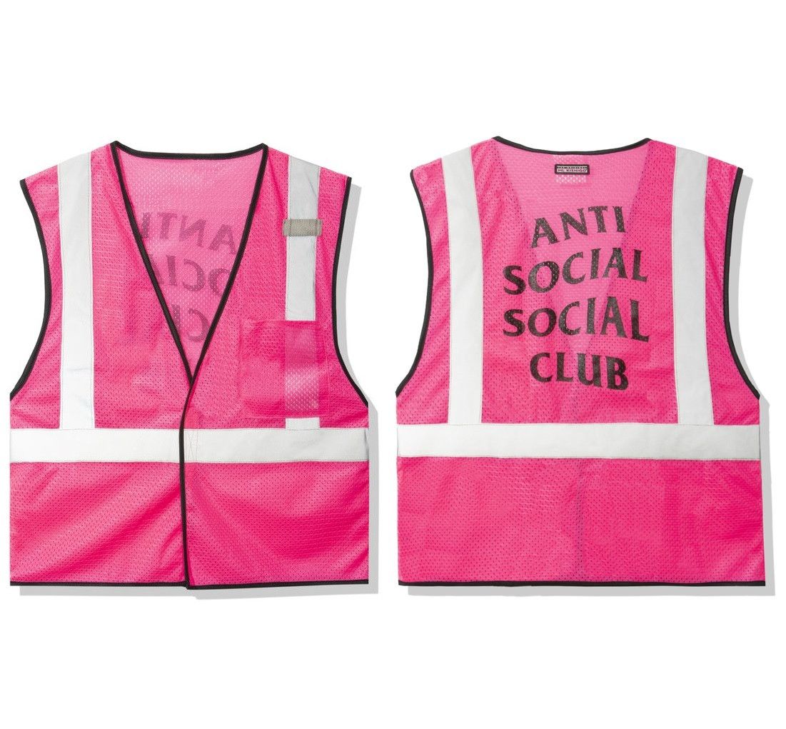 Anti Social Social Club DS SS21 Black ASSC 3M Reflect Jackhammer Safety Vest Vlone Size US L / EU 52-54 / 3 - 5 Thumbnail