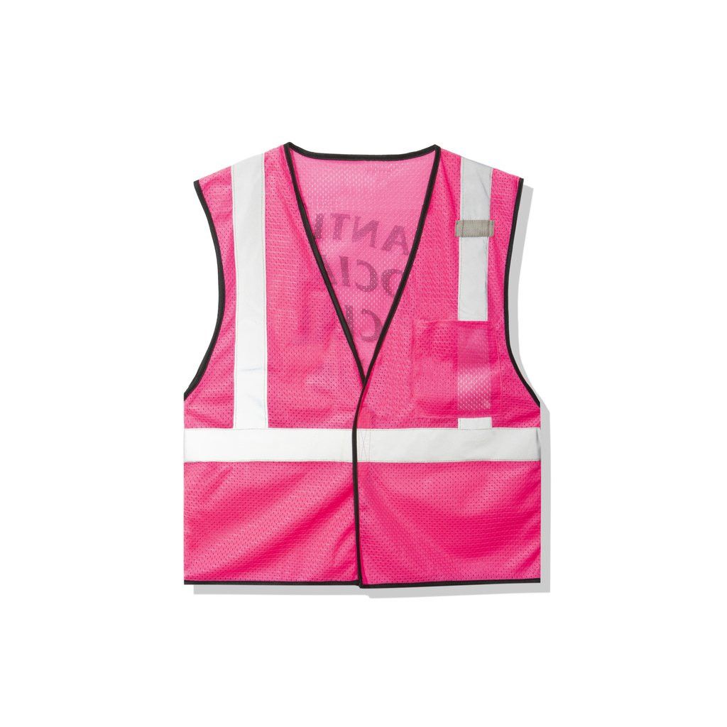 Anti Social Social Club DS SS21 Black ASSC 3M Reflect Jackhammer Safety Vest Vlone Size US L / EU 52-54 / 3 - 3 Thumbnail