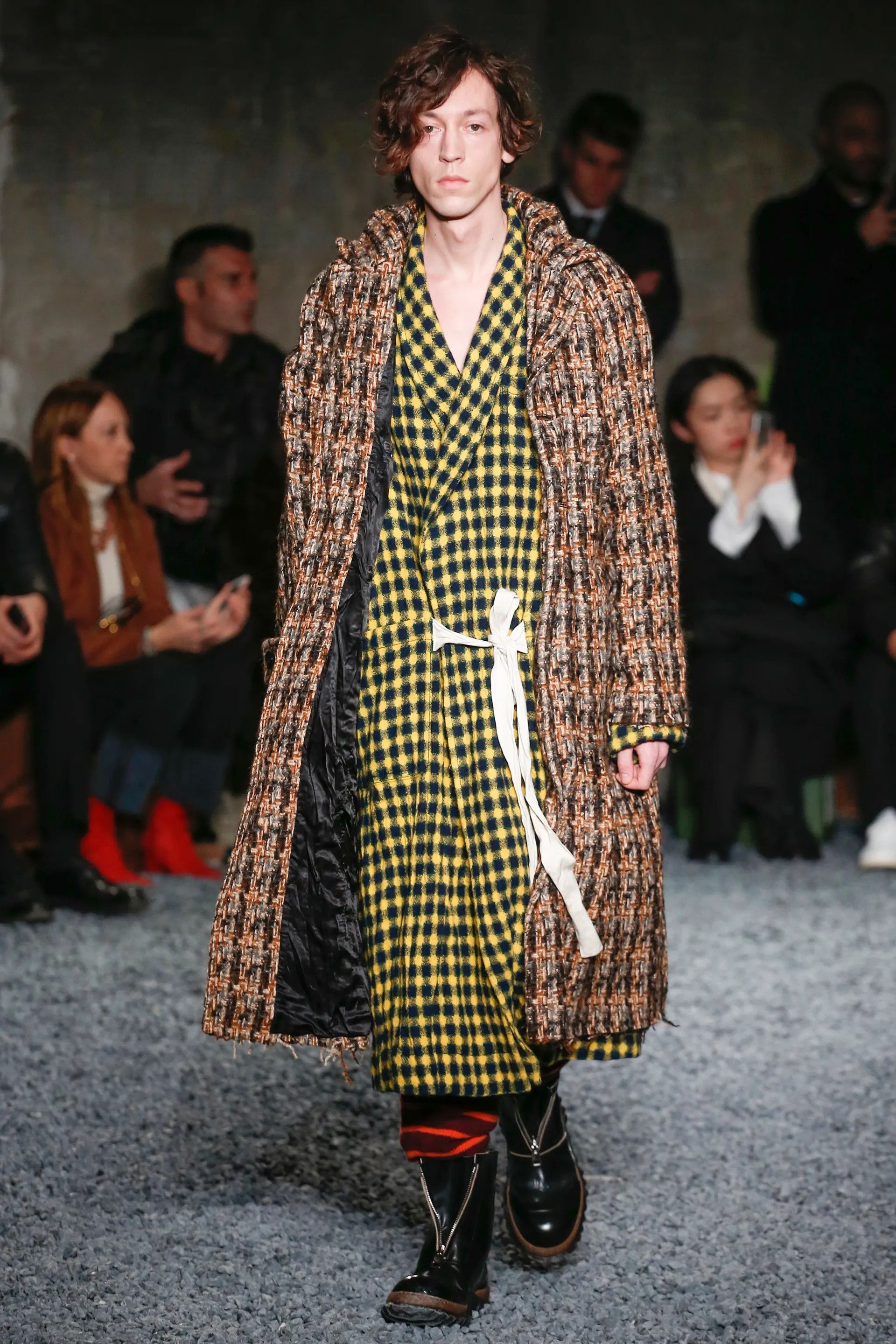 Marni FW18 AW18 Runway Tweed Coat Size US M / EU 48-50 / 2 - 5 Thumbnail
