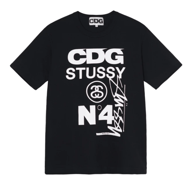 Comme des Garcons × Stussy NEW stussy x CDG comme des garcons tee cotton japan black Size US S / EU 44-46 / 1 - 3 Thumbnail