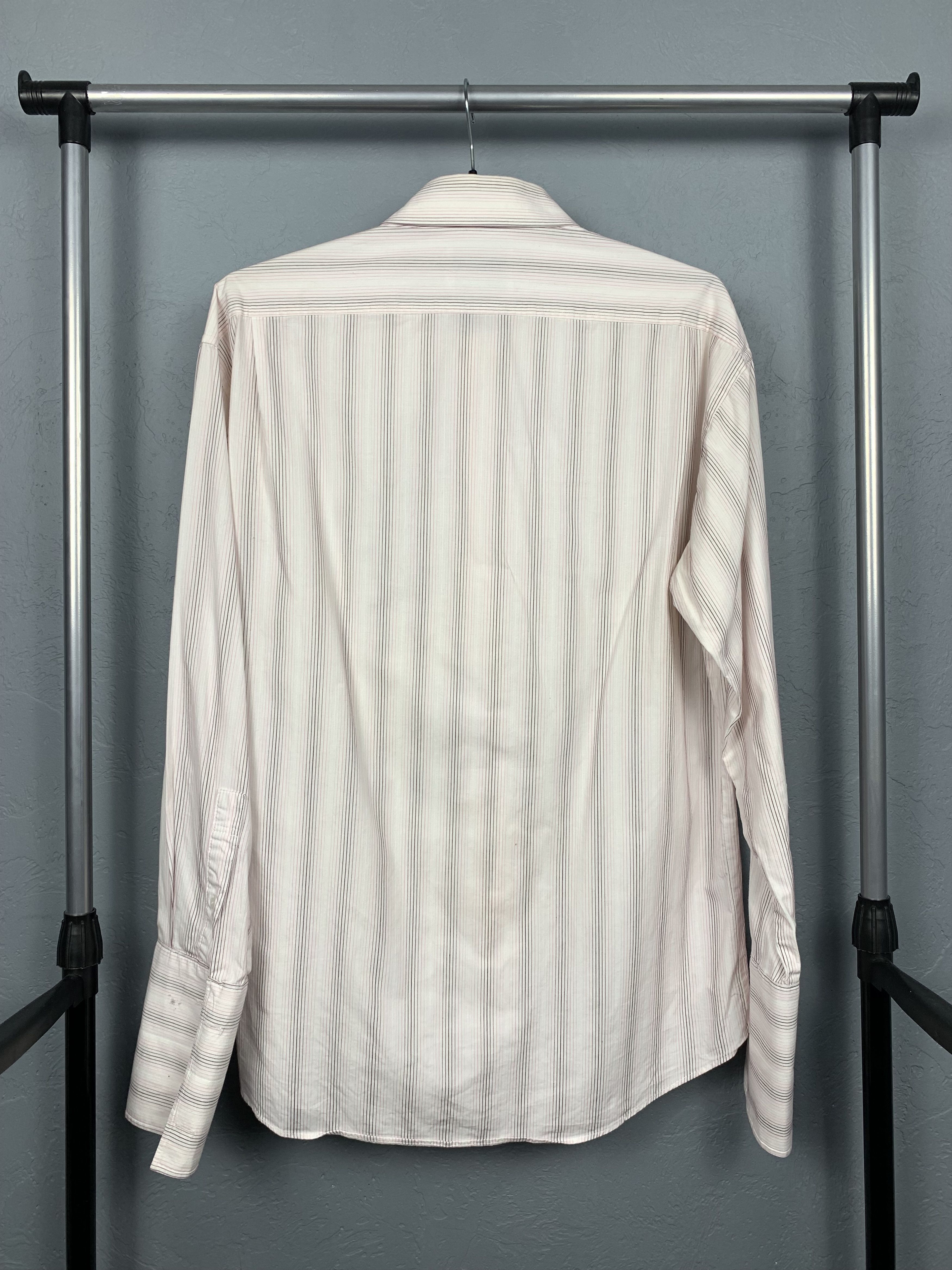 Yves Saint Laurent Yves Saint Laurent YSL mens long sleeve shirt Size US XL / EU 56 / 4 - 6 Thumbnail