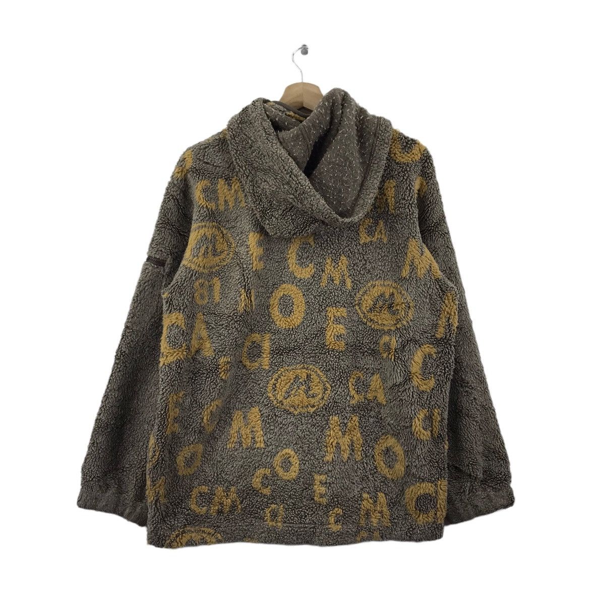 Vintage COMME CI COMME CA Sherpa Brown Hooded Sweater Size US M / EU 48-50 / 2 - 8 Thumbnail