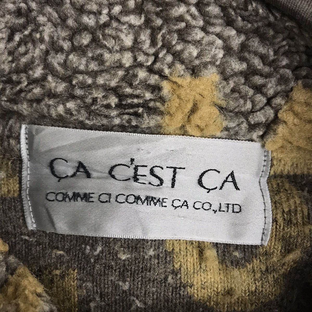 Vintage COMME CI COMME CA Sherpa Brown Hooded Sweater Size US M / EU 48-50 / 2 - 5 Thumbnail