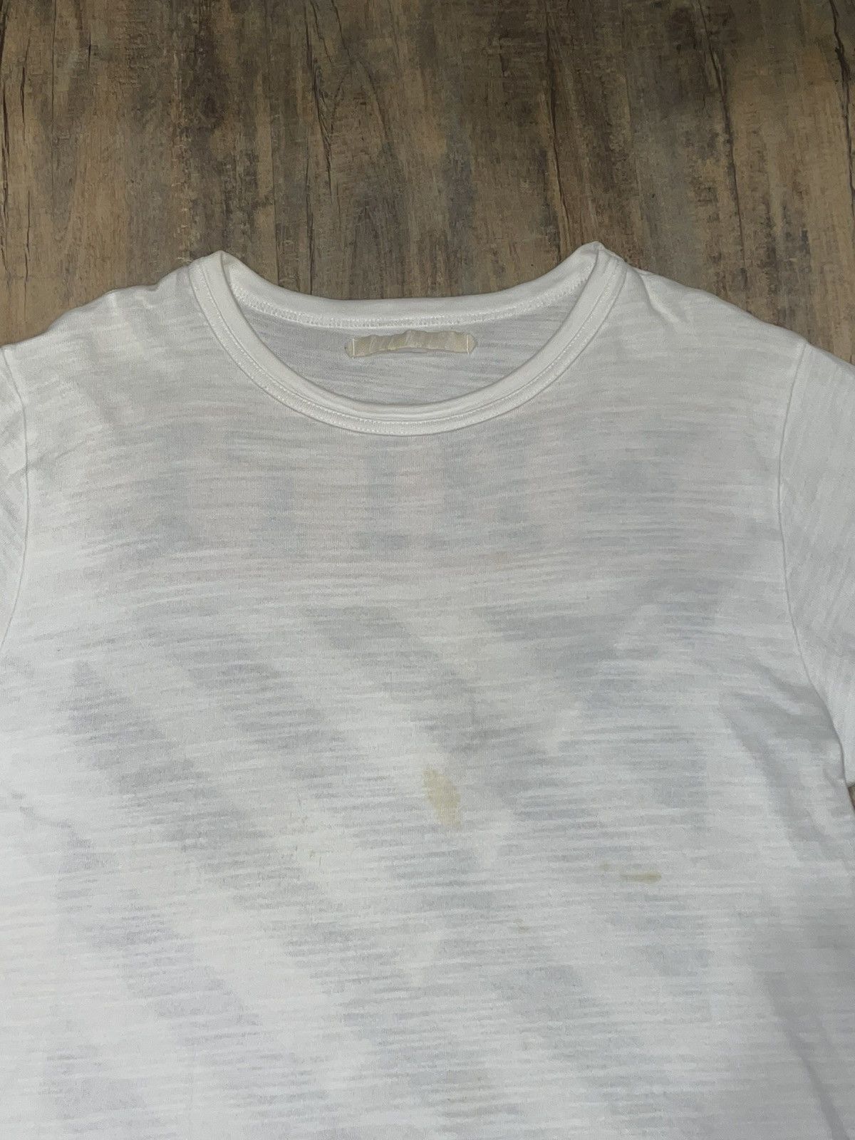 Off-White RARE Off-White Orange Box Logo Diagonals White Tee Oversized Size US S / EU 44-46 / 1 - 11 Thumbnail