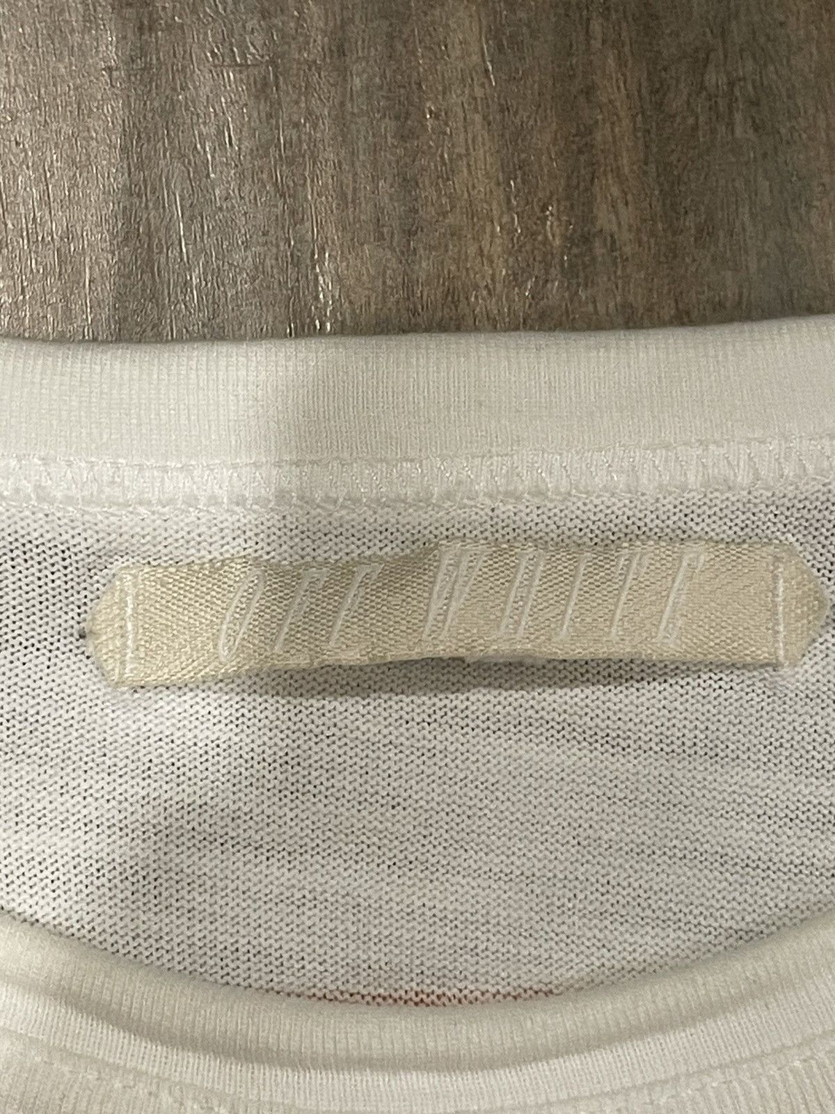 Off-White RARE Off-White Orange Box Logo Diagonals White Tee Oversized Size US S / EU 44-46 / 1 - 7 Thumbnail