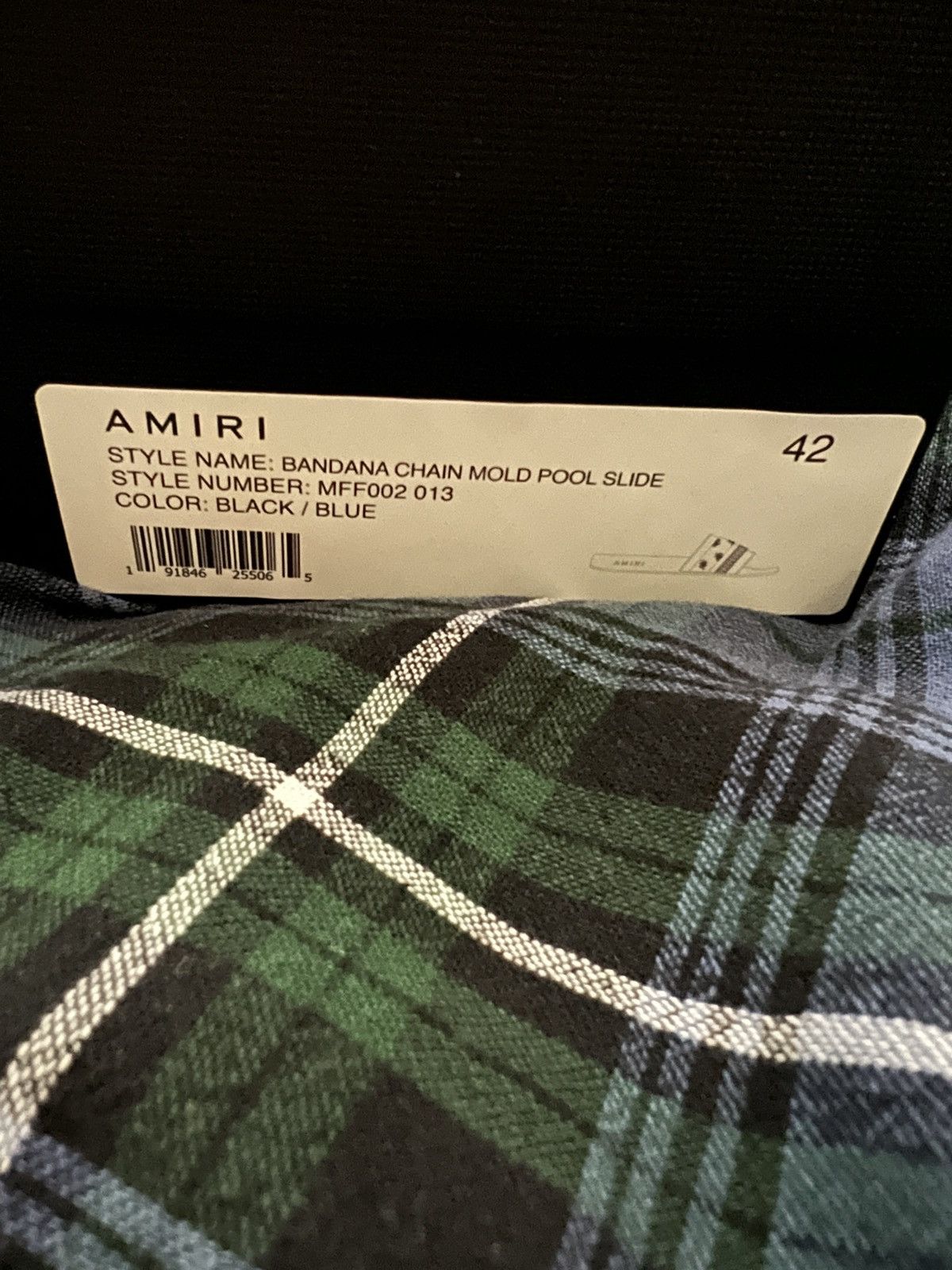 Amiri NEW AMIRI Bandana Chain Pool Sandals EU 42 US 9 Size US 9 / EU 42 - 4 Thumbnail