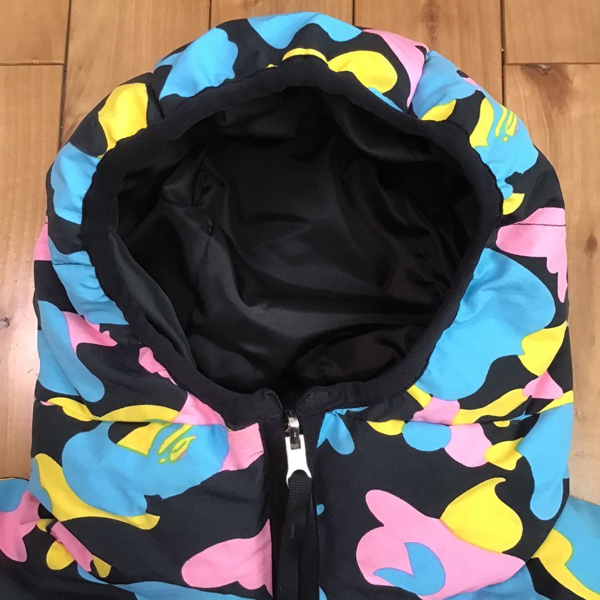 Bape 🔥Reversible cotton candy camo hoodie down jacket multi camo Size US S / EU 44-46 / 1 - 5 Thumbnail