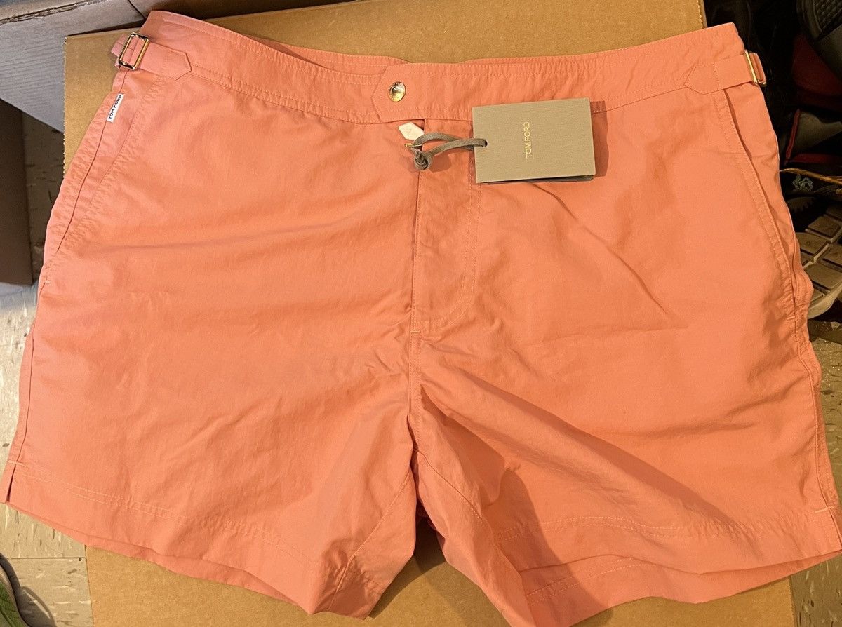 Tom Ford $690 NEW Tom Ford Slim fit swim shorts IT46 salmon Italy Size US 30 / EU 46 - 1 Thumbnail