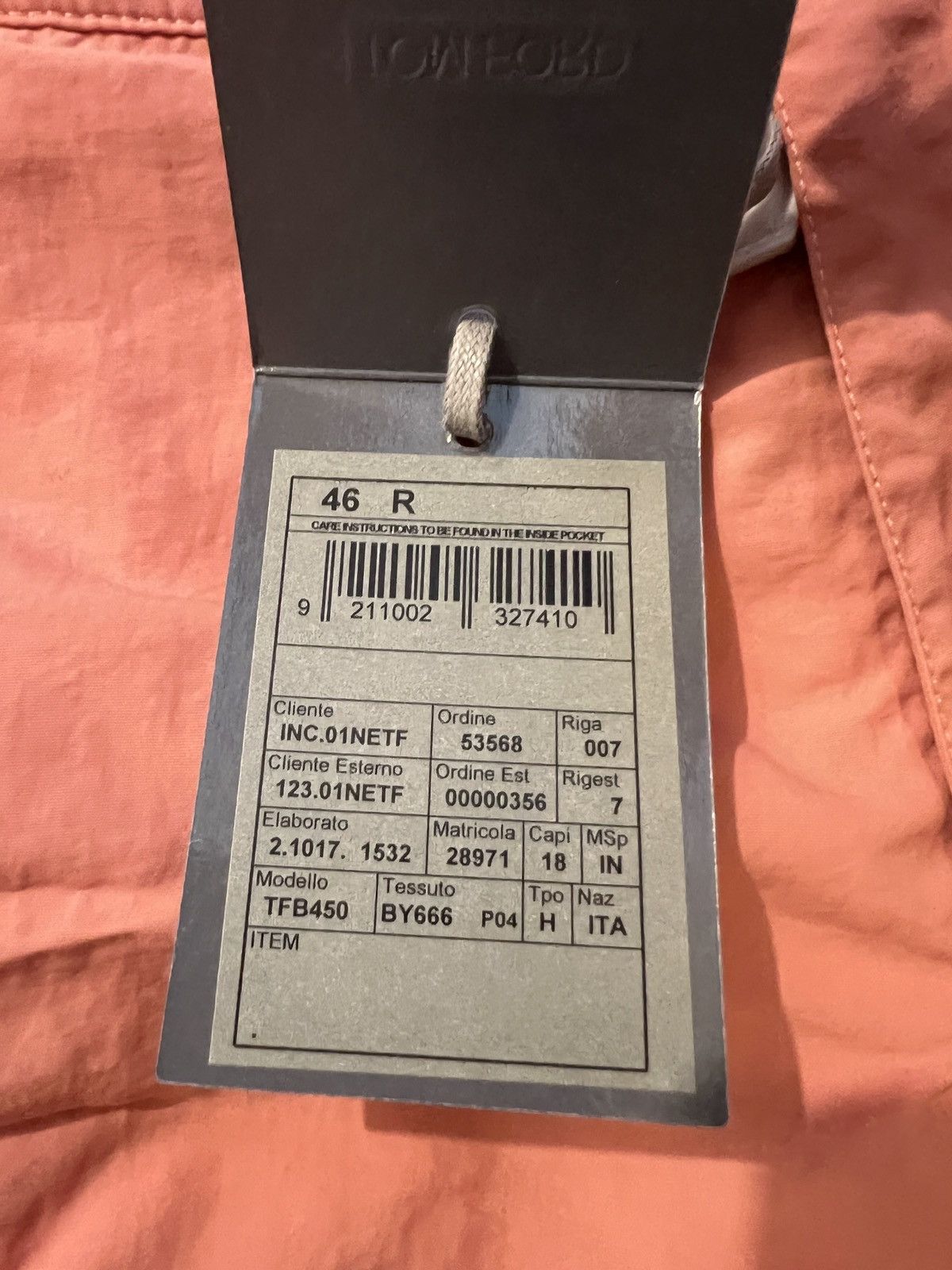 Tom Ford $690 NEW Tom Ford Slim fit swim shorts IT46 salmon Italy Size US 30 / EU 46 - 3 Thumbnail