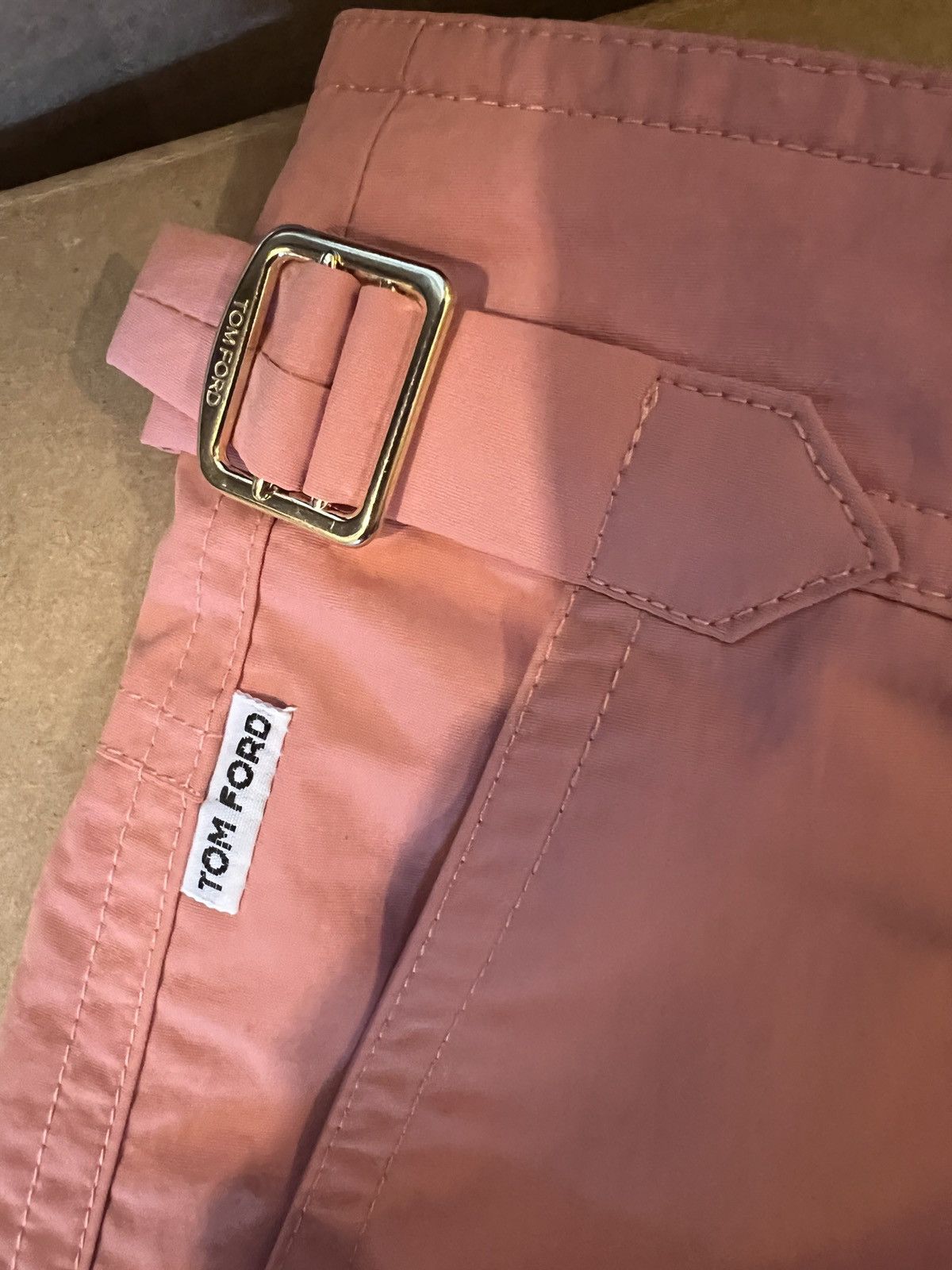 Tom Ford $690 NEW Tom Ford Slim fit swim shorts IT46 salmon Italy Size US 30 / EU 46 - 6 Thumbnail