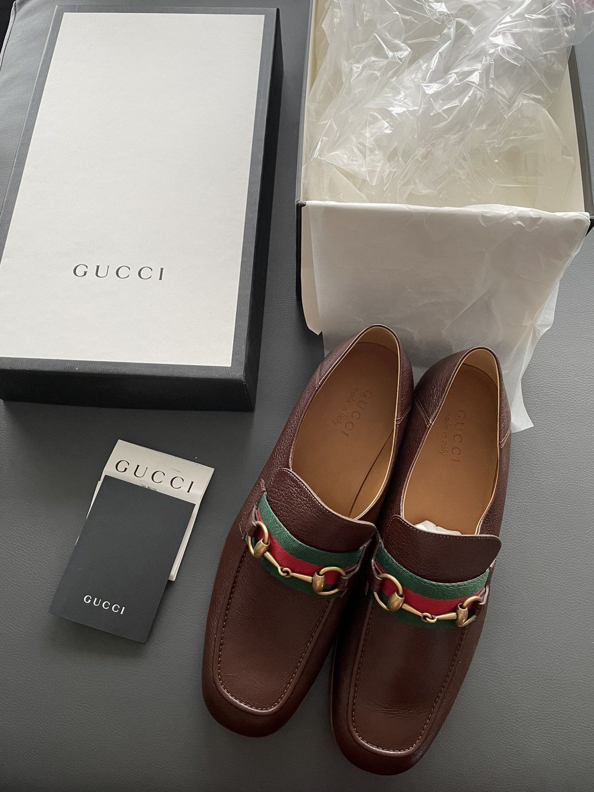 Gucci Iconic Super Classic Limited Havely Kid Leather Loafers New Size US 10.5 / EU 43-44 - 3 Thumbnail
