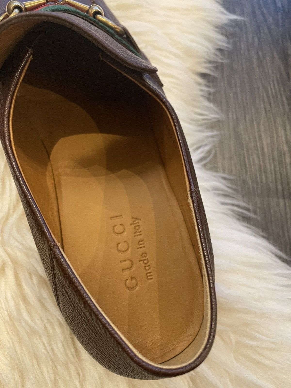 Gucci Iconic Super Classic Limited Havely Kid Leather Loafers New Size US 10.5 / EU 43-44 - 18 Thumbnail
