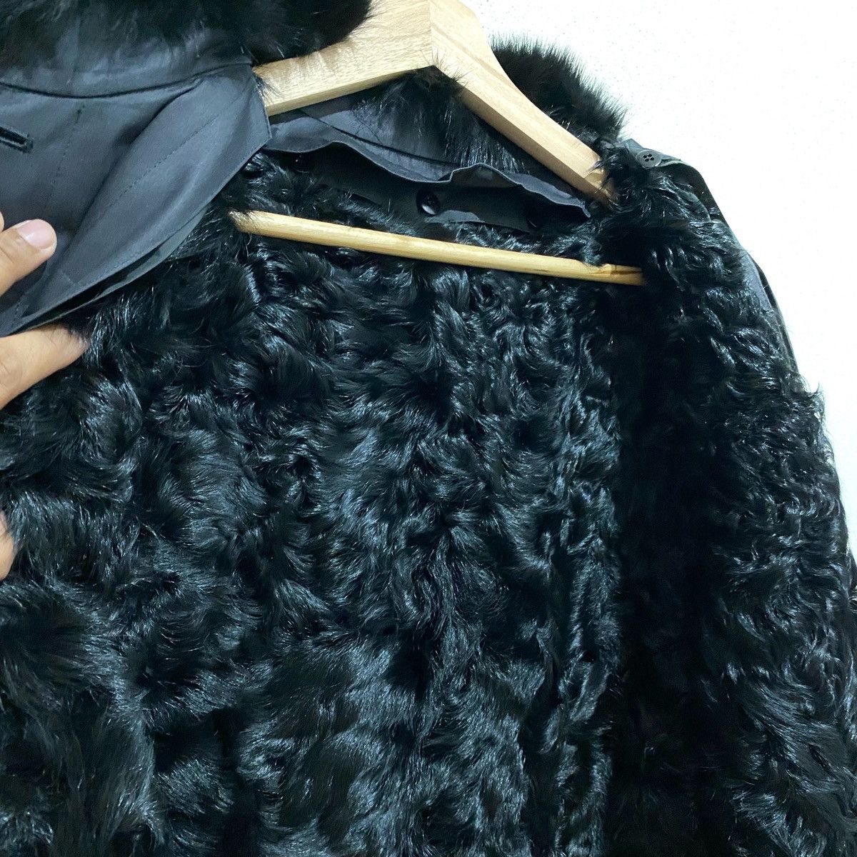 Japanese Brand 🔥 Rare Faux Fur Mohair Trench Coat Japanese Jacket Size US L / EU 52-54 / 3 - 8 Thumbnail