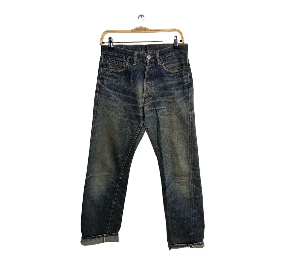 Denime Denime Lot 178 Selvedge Japanese Brand Denim Pants Sun Faded Size US 30 / EU 46 - 2 Thumbnail