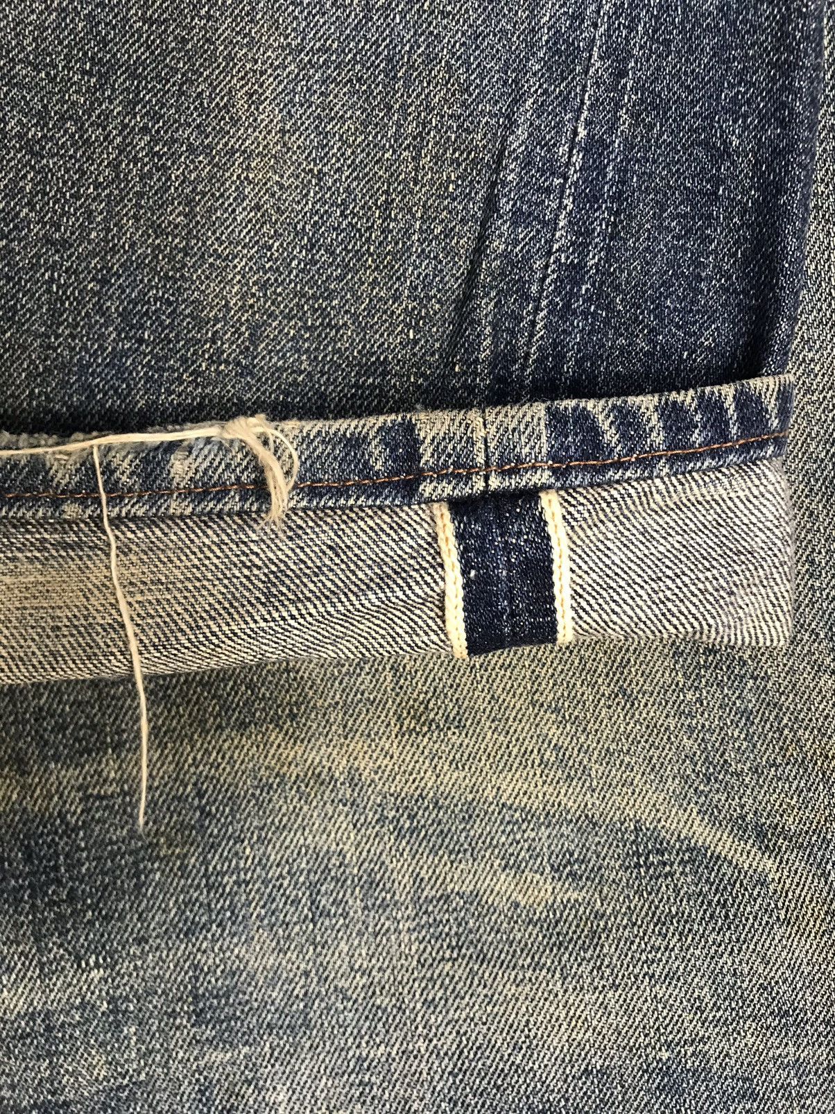 Denime Denime Lot 178 Selvedge Japanese Brand Denim Pants Sun Faded Size US 30 / EU 46 - 13 Thumbnail