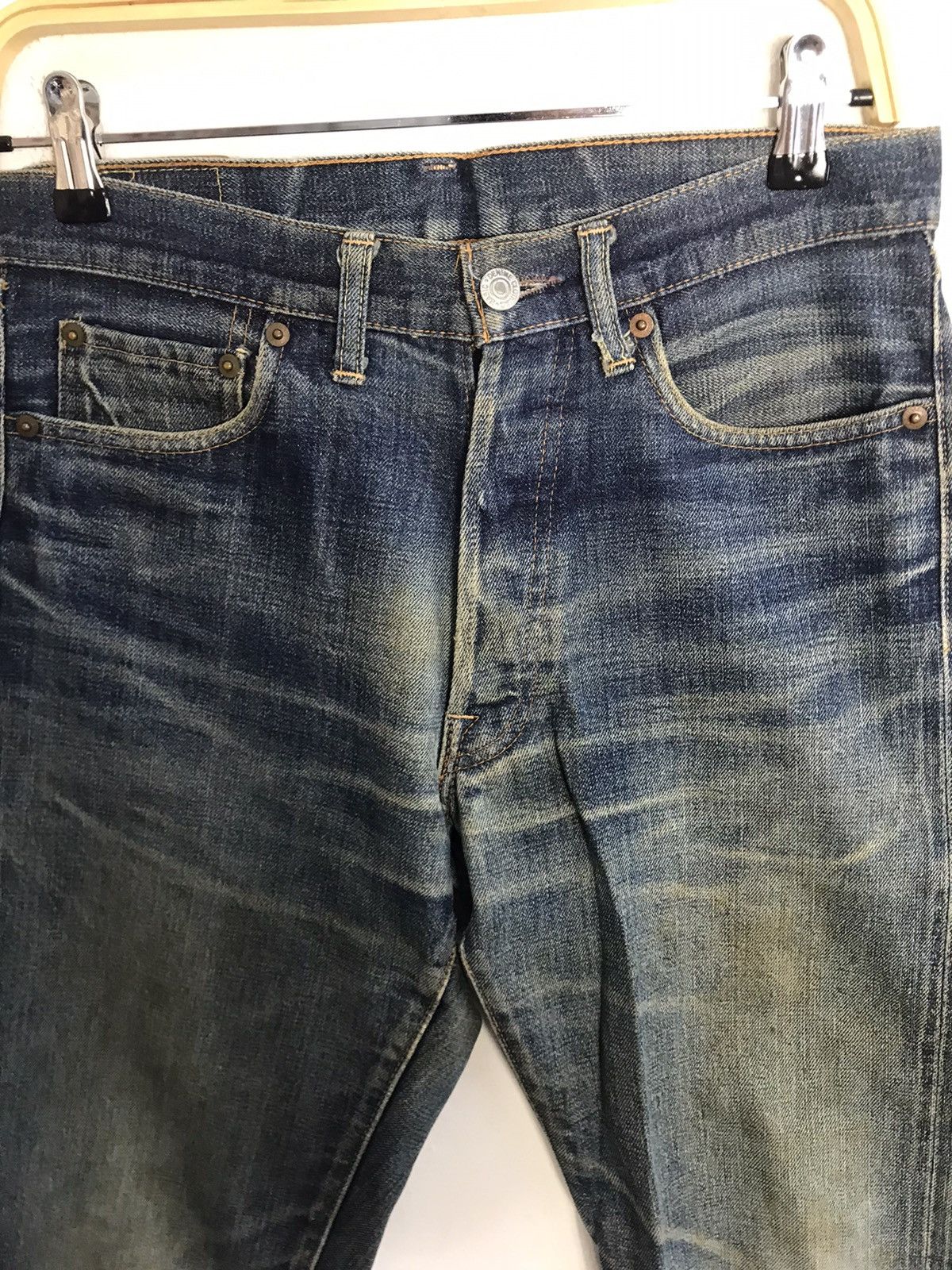 Denime Denime Lot 178 Selvedge Japanese Brand Denim Pants Sun Faded Size US 30 / EU 46 - 3 Thumbnail