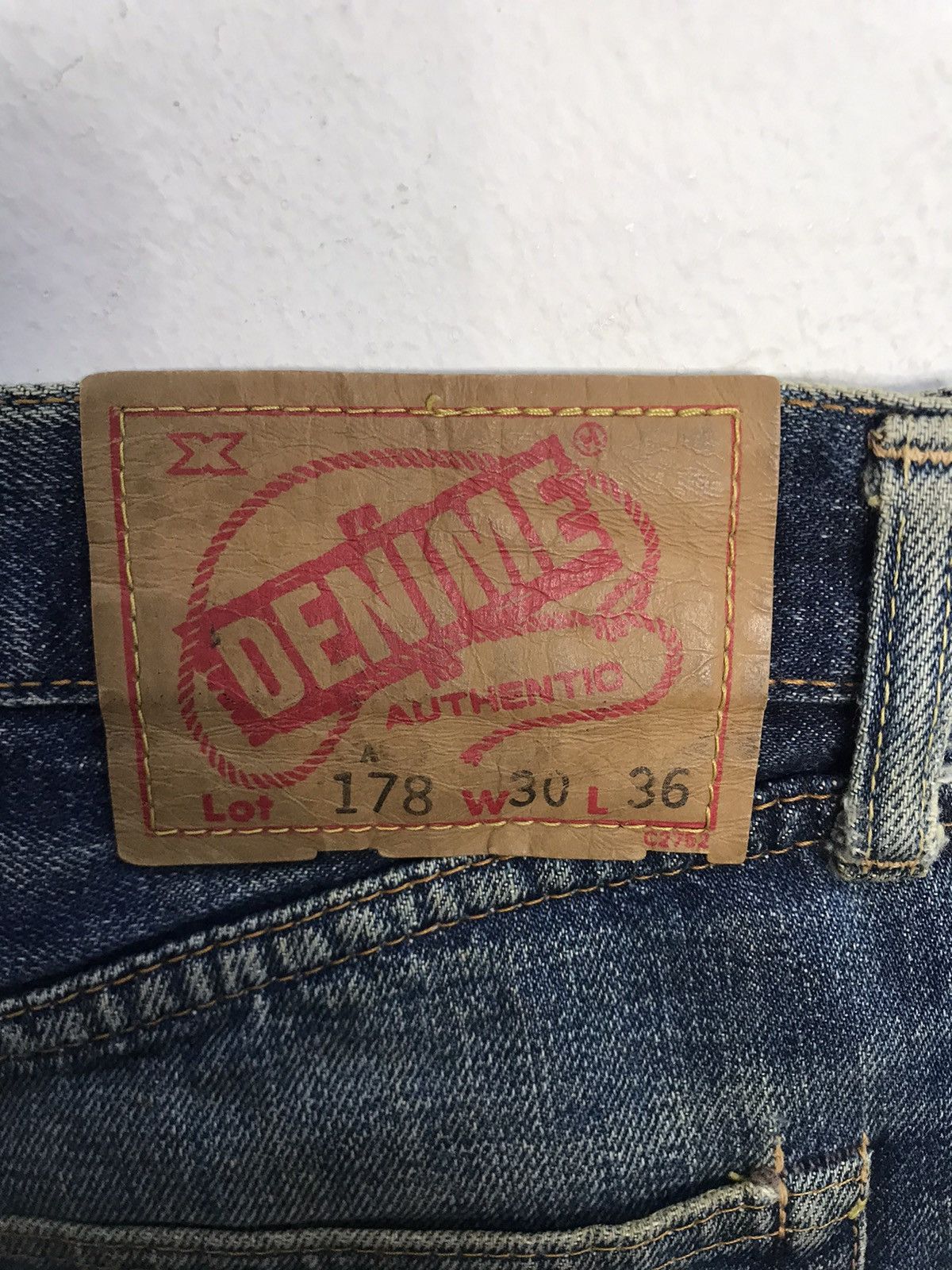 Denime Denime Lot 178 Selvedge Japanese Brand Denim Pants Sun Faded Size US 30 / EU 46 - 6 Thumbnail