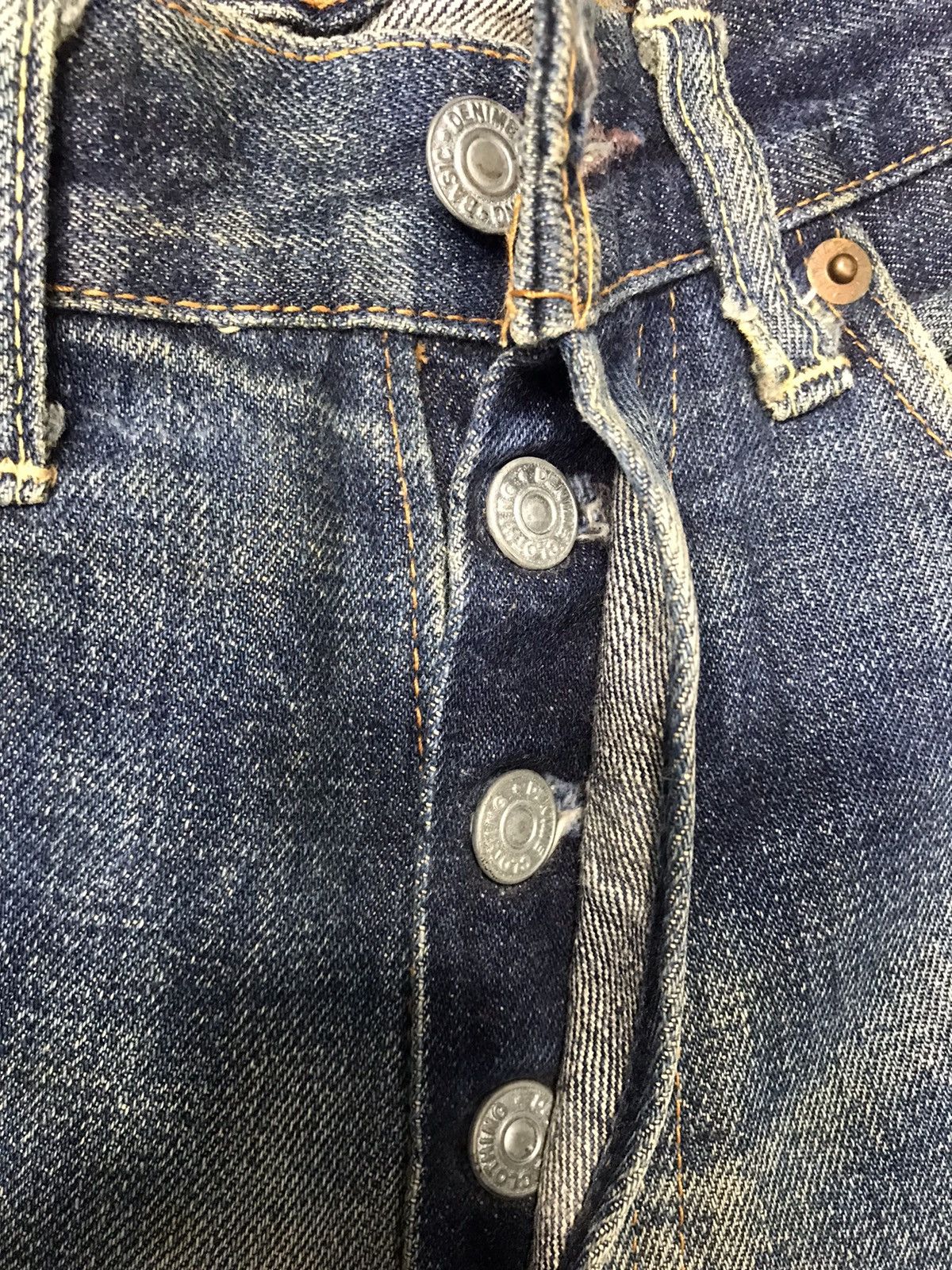 Denime Denime Lot 178 Selvedge Japanese Brand Denim Pants Sun Faded Size US 30 / EU 46 - 8 Thumbnail