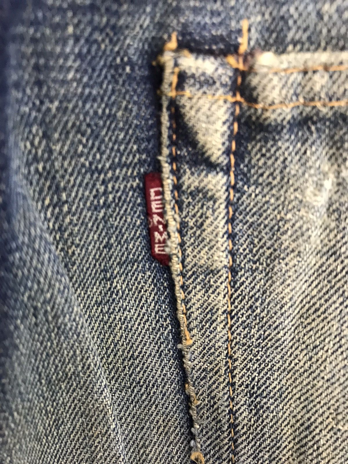 Denime Denime Lot 178 Selvedge Japanese Brand Denim Pants Sun Faded Size US 30 / EU 46 - 7 Thumbnail