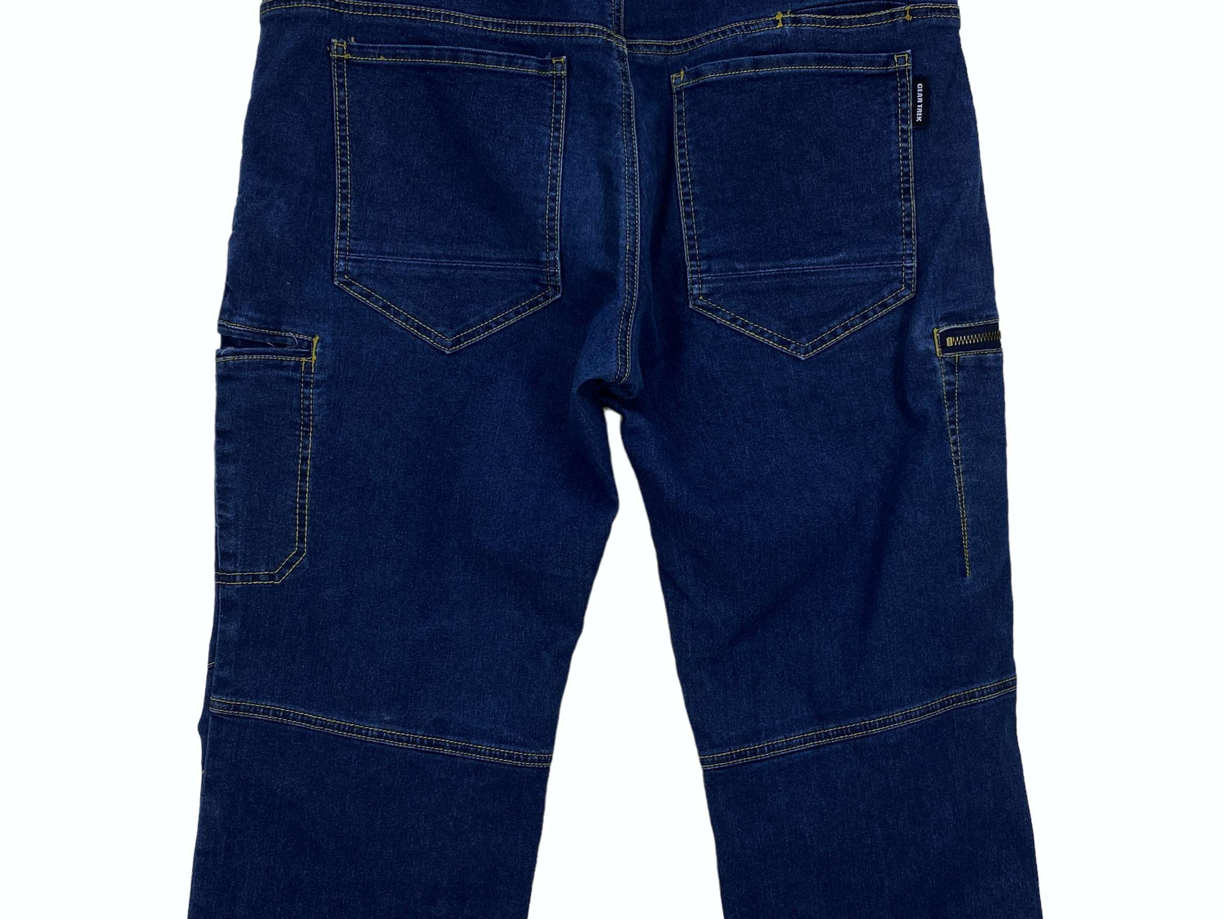Japanese Brand Gear Trek Cargo Hip Hop Baggy Loose Jeans Size US 35 - 7 Thumbnail