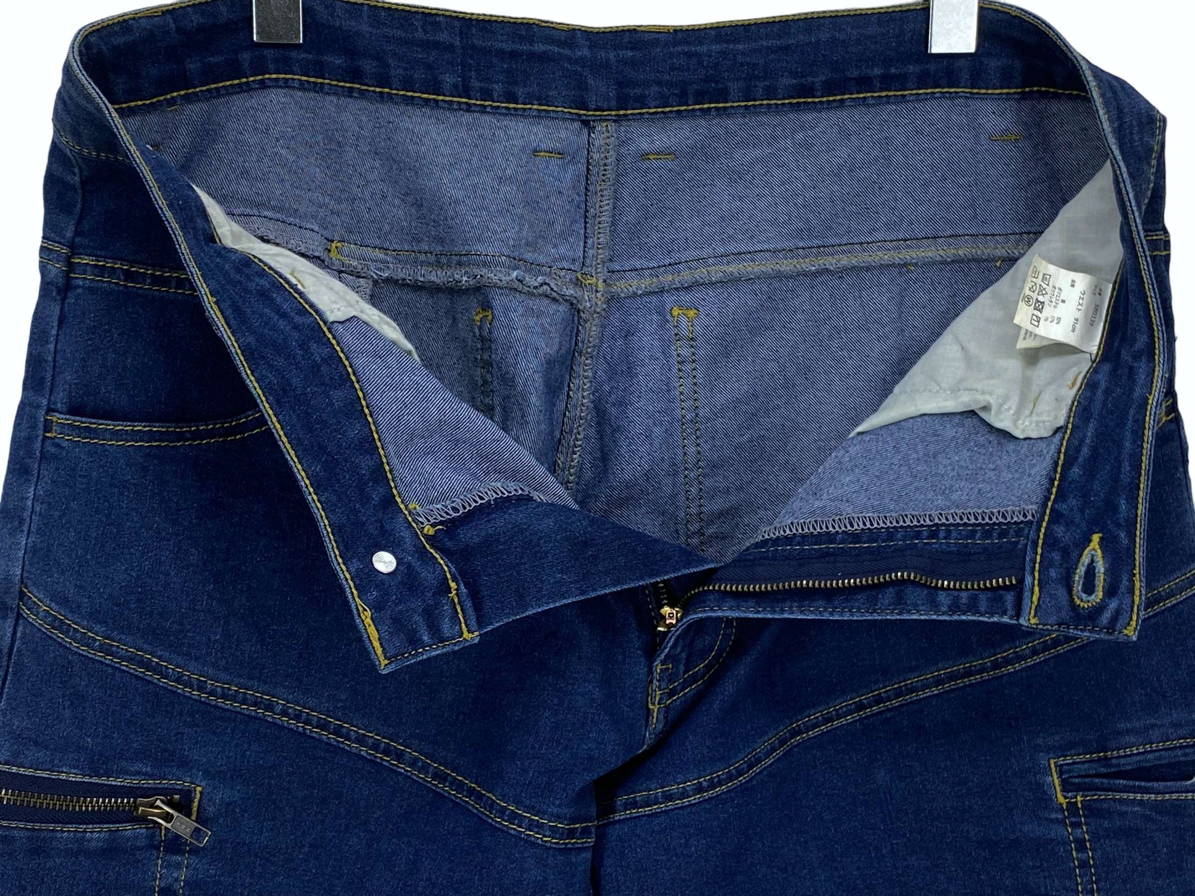 Japanese Brand Gear Trek Cargo Hip Hop Baggy Loose Jeans Size US 35 - 10 Thumbnail