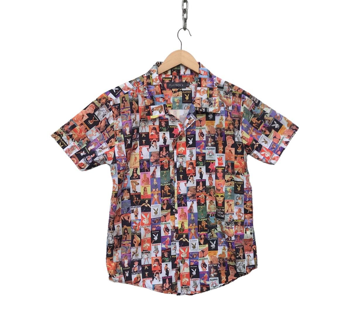 Playboy Playboy Magazine Overprinted Button Ups ( Altered ) Size US M / EU 48-50 / 2 - 1 Thumbnail