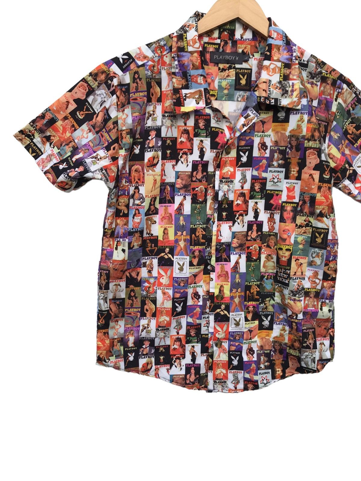 Playboy Playboy Magazine Overprinted Button Ups ( Altered ) Size US M / EU 48-50 / 2 - 3 Thumbnail