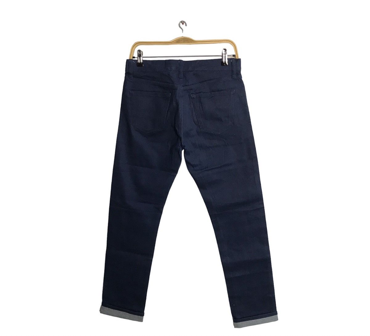 Japanese Brand × Jean Uniqlo Unisex Denim Jeans Pants Straight Cut Fits Size 30 Size US 30 / EU 46 - 2 Thumbnail