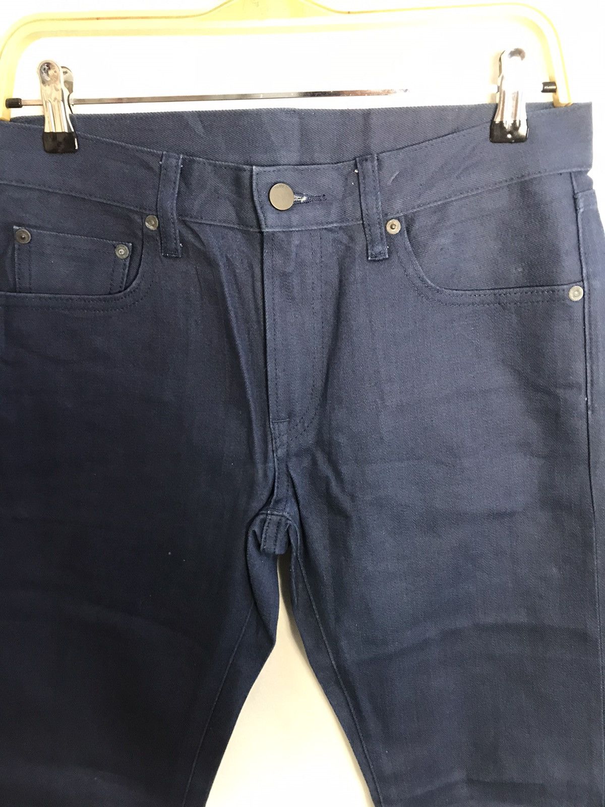 Japanese Brand × Jean Uniqlo Unisex Denim Jeans Pants Straight Cut Fits Size 30 Size US 30 / EU 46 - 3 Thumbnail
