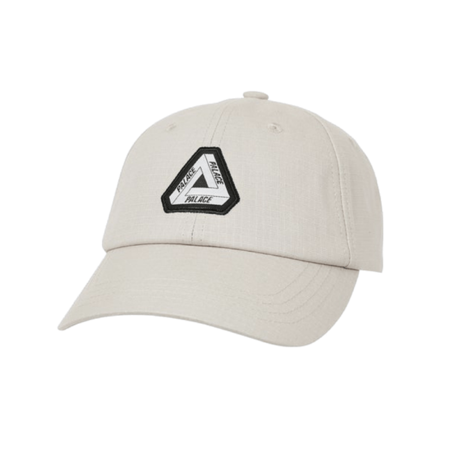 Pre-owned Palace Tri-ferg Patch 6-panel Stone
