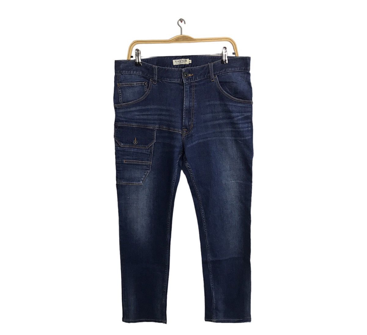image of Avirex Type Blue Bush Pants Cargo Multipocket Tactical in Indigo, Men's (Size 34)