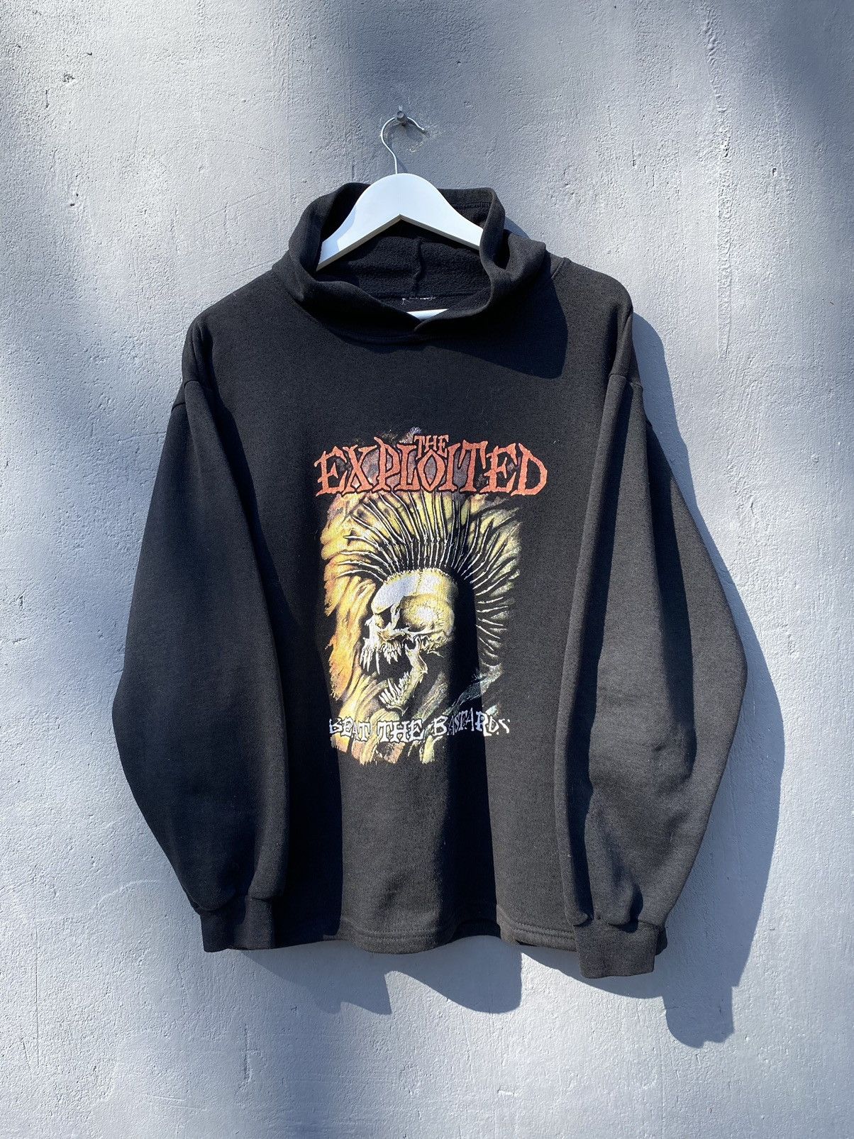 Band Tees Vintage 90s The Exploited Bastards Band Punk Hoodie Size US M / EU 48-50 / 2 - 2 Thumbnail