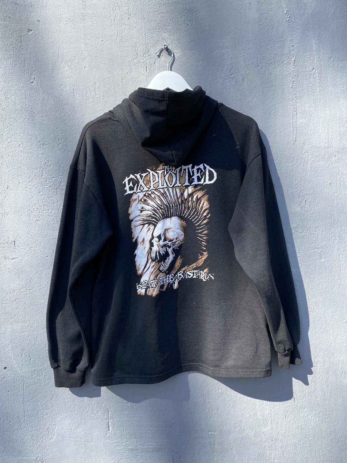 Band Tees Vintage 90s The Exploited Bastards Band Punk Hoodie Size US M / EU 48-50 / 2 - 5 Thumbnail