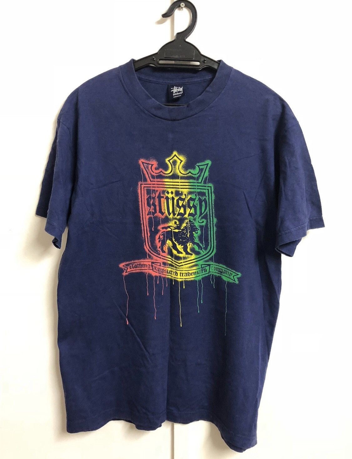 Bob Marley × Stussy Rare 90s Vintage STUSSY Rasta Bob Marley Shirt Size US M / EU 48-50 / 2 - 1 Thumbnail