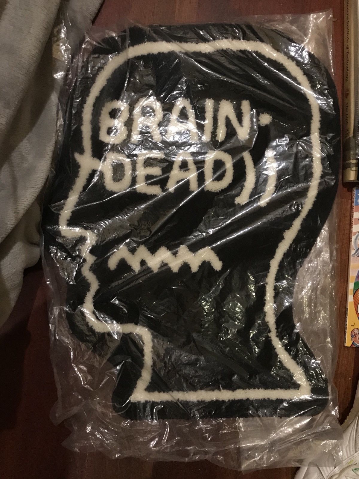 image of 2018 OG Brain Dead Rug in Black, Men's