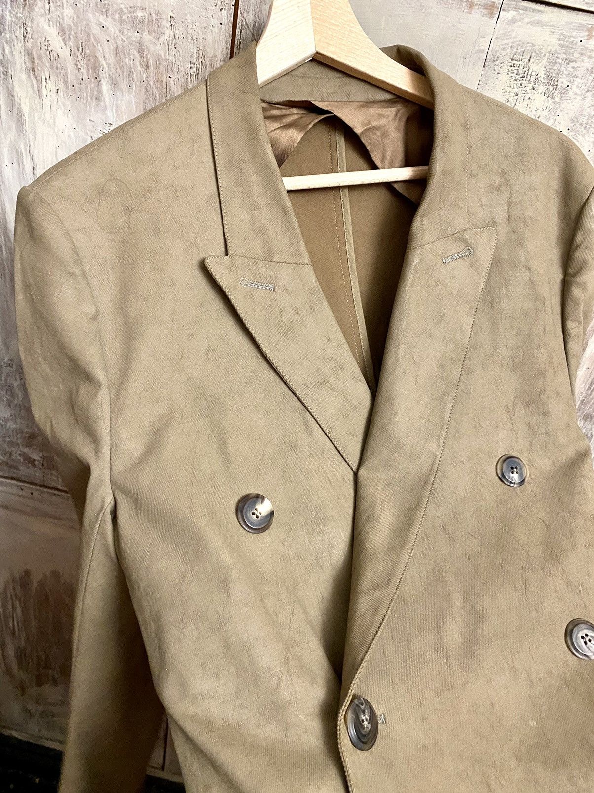 Rick Owens rick owens runway ss 2015 faun dirt waxed coat 48 Size US M / EU 48-50 / 2 - 12 Thumbnail