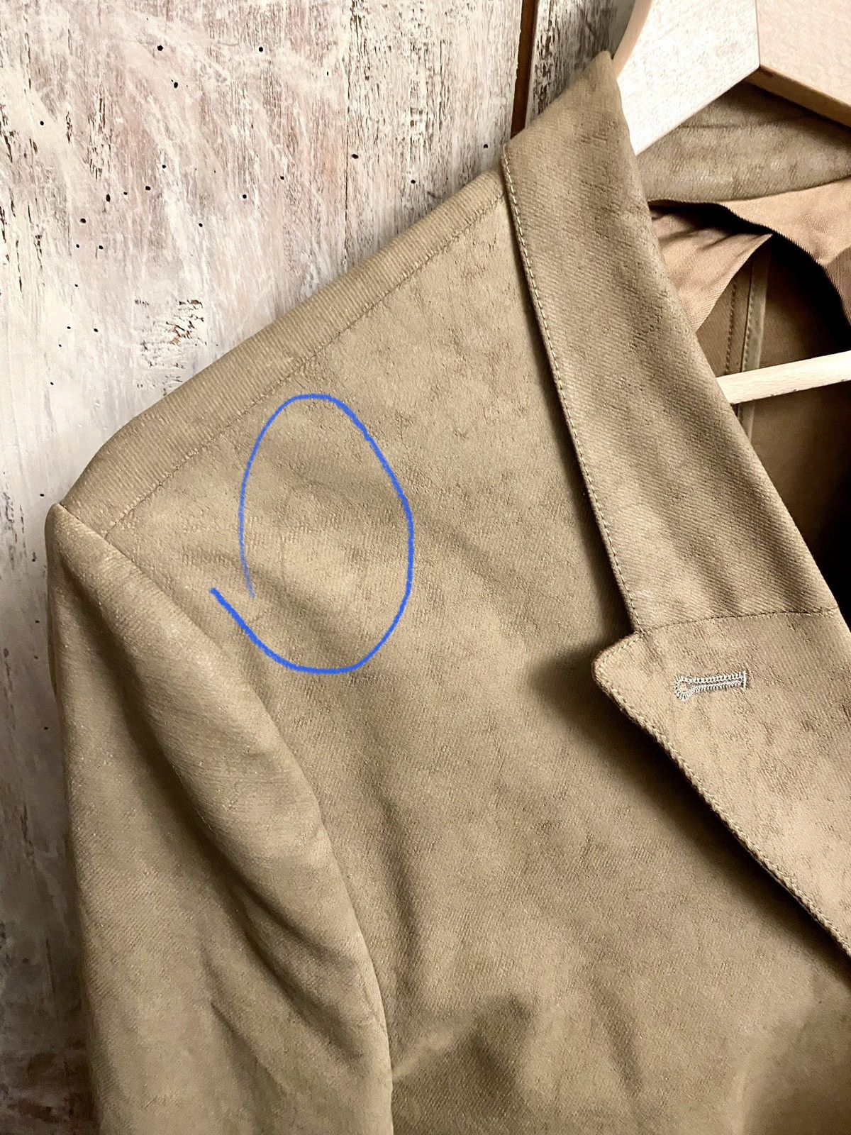 Rick Owens rick owens runway ss 2015 faun dirt waxed coat 48 Size US M / EU 48-50 / 2 - 11 Thumbnail