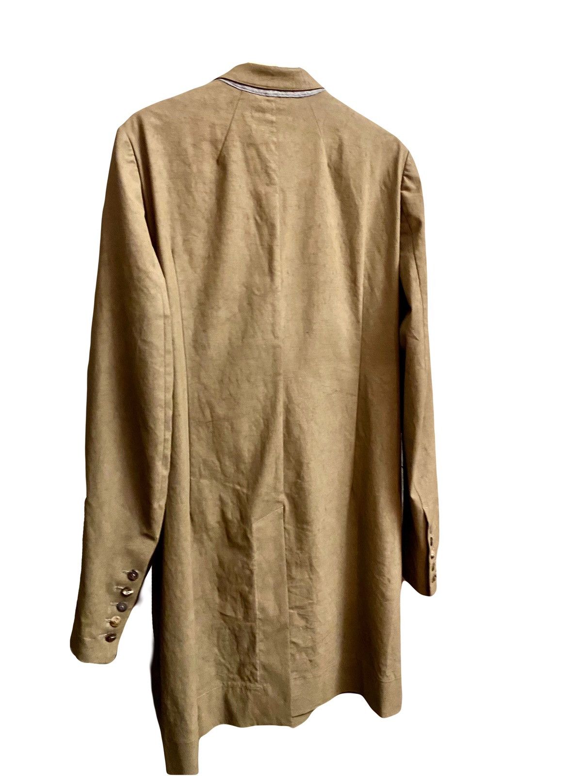 Rick Owens rick owens runway ss 2015 faun dirt waxed coat 48 Size US M / EU 48-50 / 2 - 8 Thumbnail