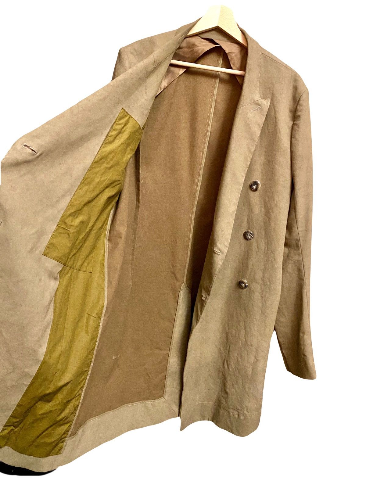 Rick Owens rick owens runway ss 2015 faun dirt waxed coat 48 Size US M / EU 48-50 / 2 - 10 Thumbnail