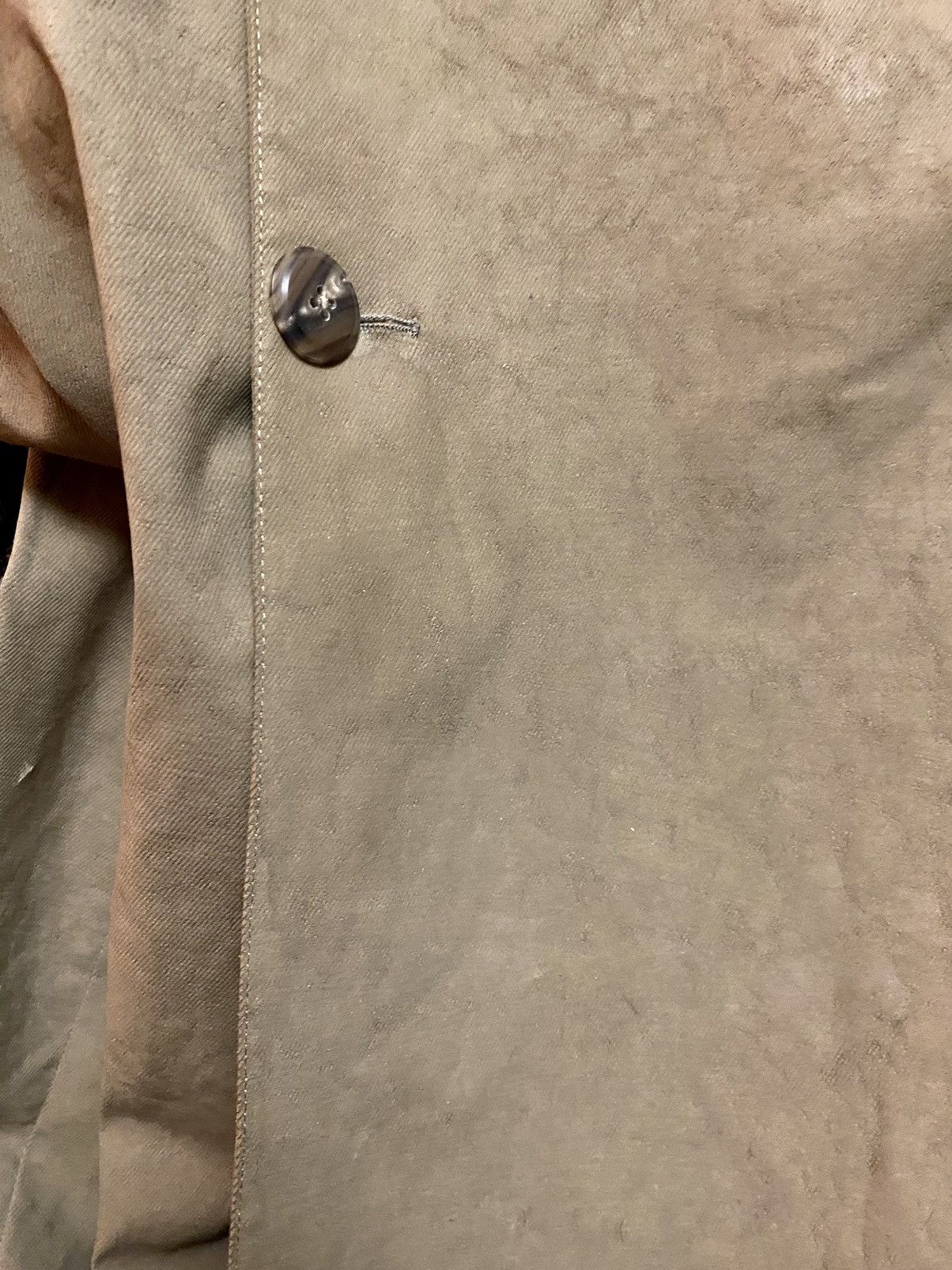 Rick Owens rick owens runway ss 2015 faun dirt waxed coat 48 Size US M / EU 48-50 / 2 - 21 Thumbnail
