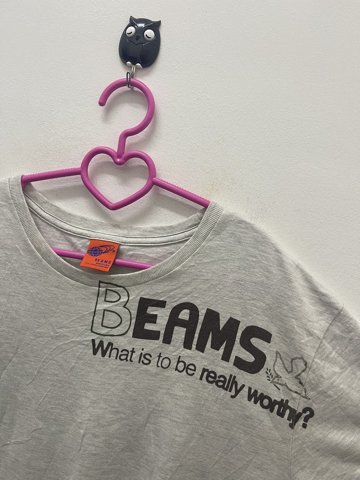 Beams Plus Rare Vintage BEAMS Expression Persona Spell Out Big Logo Size US L / EU 52-54 / 3 - 4 Thumbnail