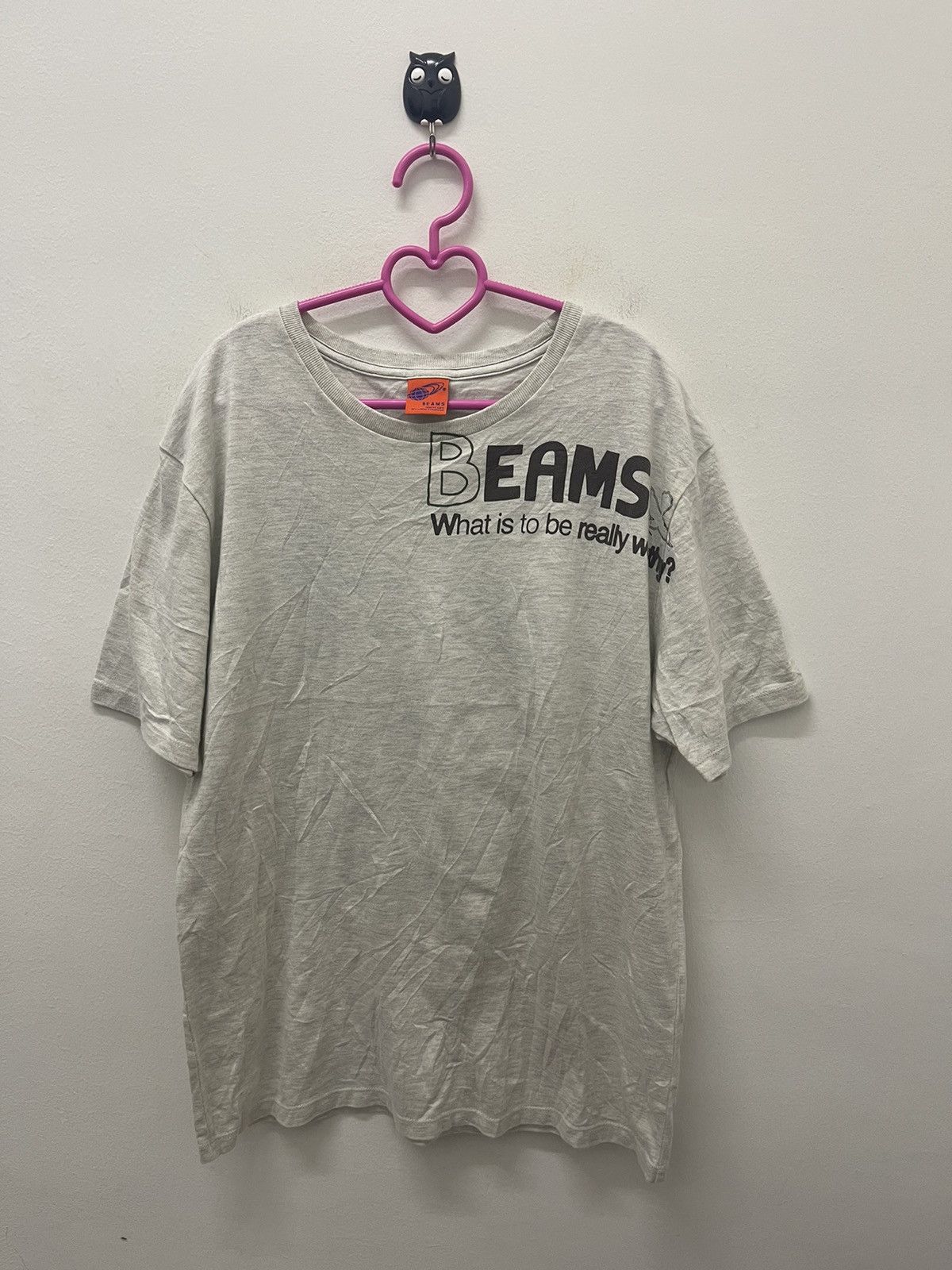 Beams Plus Rare Vintage BEAMS Expression Persona Spell Out Big Logo Size US L / EU 52-54 / 3 - 3 Thumbnail